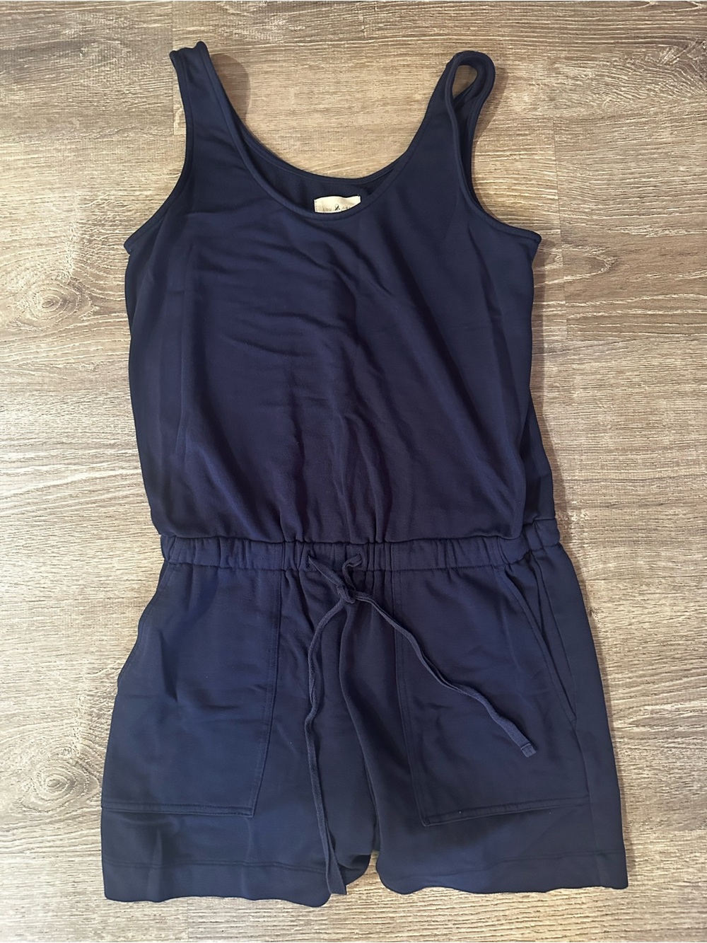 Lou & Grey Navy Blue Romper - Size Small